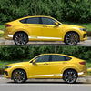 2 PCS/Set D-608 Stripe Pattern Car Modified Decorative Sticker(White)