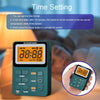 SH-01M Mini Portable Multifunctional Digital Display Two-Channel Radio, Size: US Version(Silver Gray)
