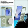 For Samsung Galaxy Z Flip6 Hinge MagSafe PC Full Coverage Phone Case(Green)