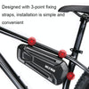 WILD MAN XT9 1.8L EVA Hard Shell Bike Front Beam Triangle Bag Electric Vehicle Waterproof Bag(Sun Pattern)