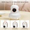 ICARER FAMILY IF-JS01 USB Charging Desktop Night Light Dual-spray Humidifier, Color: White (Doll)
