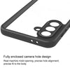 For Samsung Galaxy A36 5G Frosted TPU + Transparent PC Phone Case(Black)