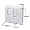 Wireless Door/Window Alarm, 120dB, Magnetic Sensor (Black)