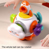 Baby Hand Grip Ball Early Learning Busy Ball Puzzle Sensory Spinning Toys, Style: Shiba Inu