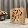 FS-T1880W 2.5W Musical Note 3D Solid Wood Lamp LED Night Light(Warm White Light)