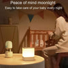 LED Sleeping Night Light Bedroom Warm Light Ambiance Bedside Lamp, Model: Rechargeable 4000mAh