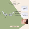 Sterling Silver Wing Earrings Simple S925 Silver Stud Earrings, Color:Silver