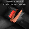 Large Car Seatbelt Buckle Protective Cover Anti Scratch Silicone Protector For Safety Belt Plugs(Black)