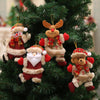 Christmas Ornaments Gift Santa Claus Snowman Dancing Pendant Tree Toy Doll Hang Decorations(Snowman)