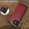 For iPhone 12 mini LC.IMEEKE Magsafe Phone Case(Red)