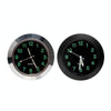 Car Clock Night Light Electronic Clock Car Decoration Quartz(Black Border)