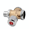 Stool Flush Valve Urinal Delay Valve Hand Press Flush Valve, Style:25 mm Copper Large