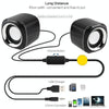 YEEZE A1 Multimedia USB2.0 Desktop Speaker Mini Computer Notebook Speaker(Black Blue)