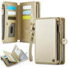 CaseMe-Me60 Multi-functional Anti-theft Swipe Passport Wallet(Gold)