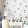 0.53 x 3m 3D Stars Moon Self-Adhesive Wallpaper Mediterranean Children Wall Sticker(3005 Beige)