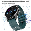 I9 1.3 Inch Heart Rate/Blood Pressure/Blood Oxygen Monitoring Watch, Color: Silver Steel