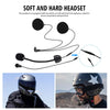 WUPP CS-1412C1 Bluetooth 5.1 S2 Motorcycle Helmet Full Duplex Bluetooth Intercom Headset Earphone(Grey)