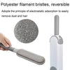 Clothes Sofa Dust Remover Household No-wash Double-sided Electrostatic Hair Removal Brush, Color: S Gray