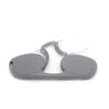 Clip-nose Reading Glasses Portable Reading Mirror No Mirror Leg Glasses, Degree: +350(Grey)