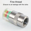 4pcs /Set Vehicle Tire Valve Caps High Precision Tire Pressure Monitoring Warning Cap, Model: Plastic Core