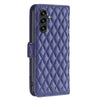 For Samsung Galaxy A56 5G Diamond Lattice Wallet Flip Leather Phone Case(Blue)