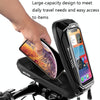 WILD MAN X3 0.5L EVA Hard Shell Bicycle Touch Screen Phone Bag(Red)
