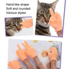 6pcs Cat Finger Puppet Toys, Rubber Kitten Play Toys, Interactive Pet Toys