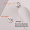 Left Wireless Wall Lamp USB 5V Charger Wall Lights Hotel Headboard Reading Lighting Spot Luminaire Lamp(Matt White)