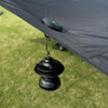 COOL CAMP CF-A208 Outdoor Open Camp Magnetic Hook Tent Skywalf Capital Camping Fixed Car Camp Light Hanging(Black)
