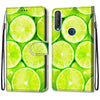 For Alcatel 1S (2020) / 3L (2020) Coloured Drawing Cross Texture Horizontal Flip PU Leather Case with Holder & Card Slots & Wallet & Lanyard(Green Lemon)
