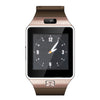 DZ09 1.56 inch Screen Bluetooth 3.0 Android 4.1 OS Above Smart Watch Phone with Bluetooth Call & Call Reminder & Sleep Monitor & Pedometer & Sedentary Reminder & Calendar & SMS & Audio and Video Player & Anti-loss Function(Gold)