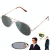 Anti-Tracking Reflex Sunglasses with Side Mirrors & UV Protection