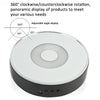 15cm Spinning Display Stand with Gradient Color Lights for Glass Art(White)