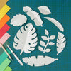 Paper-cut Leaf Ornaments Photography Props(Milk White)