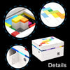 BuildMoc Interlocking Block Toys Rainbow Road Decryption Box