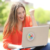 2pcs /Set Feelings Wheel Emotions Mobile Phone Computer Sticker