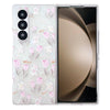 For Samsung Galaxy Z Fold5 Shell Texture Flower Pattern Protective Phone Case(Tulip)