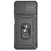 For Samsung Galaxy A06 4G Sliding Camshield Holder Phone Case(Black)