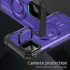 For iPhone XR Lens Holder MagSafe Phone Case(Purple)