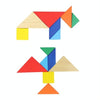 Baby Toy Fine Wooden Jigsaw Puzzle Small Size Tangram, Size: 11*11cm