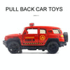 1:36 Off-road Police Car Ambulance Model Boy Car Toy With Sound and Light(Black)