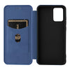 For Alcatel 1B 2022 Carbon Fiber Texture Flip Leather Phone Case(Blue)