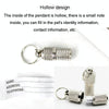 Large Pet ID Tag Pendant - Engraved Steel for Dogs & Cats