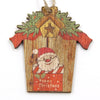 Christmas Wooden Creative House Accessories Scene Decoration(Santa Claus)