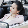 Intelligent Shoulder and Neck Massage Instrument PGG Cervical Spine Physiotherapy Massage Heating Multi-function Neck Protection Instrument, Style:With Patch(Pink)