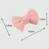 1 Pair Bowknot Silicone Insulation Clip Creative Kitchen Practical Gadgets(Pink)