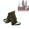 Weight Lifting Fitness Double Handle Canvas Sandbag(Army Green)