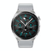 KT62 1.36 inch TFT Round Screen Smart Watch Supports Bluetooth Call/Blood Oxygen Monitoring, Strap:Silicone Strap(Silver)