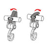 2 PCS/LOT Baby Stroller Accessories Hook Multifunction Baby Stroller Black Plastic Hook(Pink)