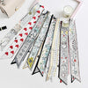 Spring and Summer Tarot Pattern Professional Chiffon Small Neckerchief Wild Scarf, Size:105 x 6.5cm(Goddess)